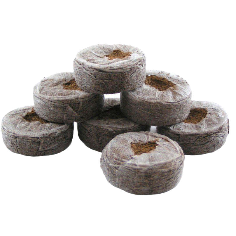 Jiffy 7C Coco Peat Pellets - Various Sizes - P... - Jiffy 7C Pellet 40mm x 60mm - Pack of 10 Pellets