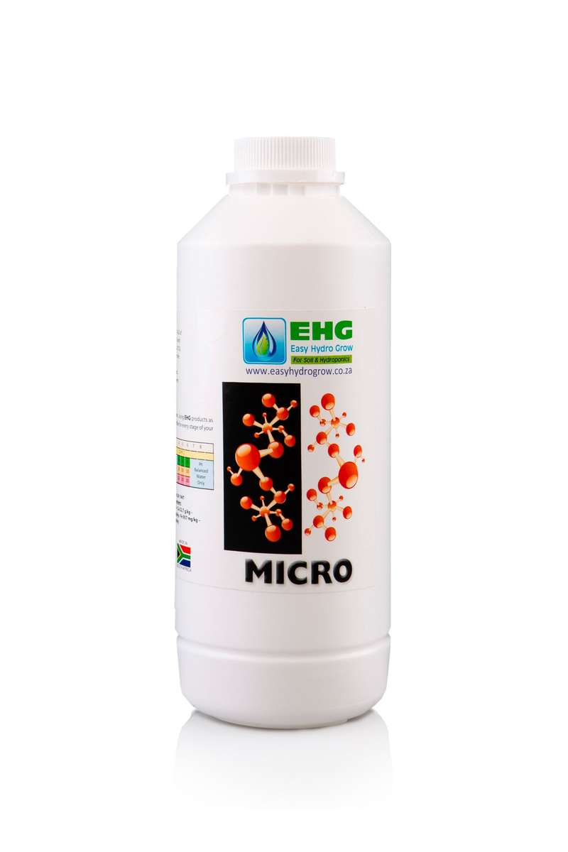 EHG (Easy Hydro Grow) - Micro - Hydroponic / Soil Nutrient - EHG Micro - 1 liter