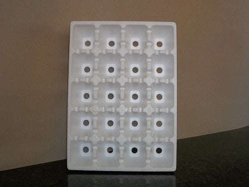 5 Pack - 20 cell polystyrene seed trays