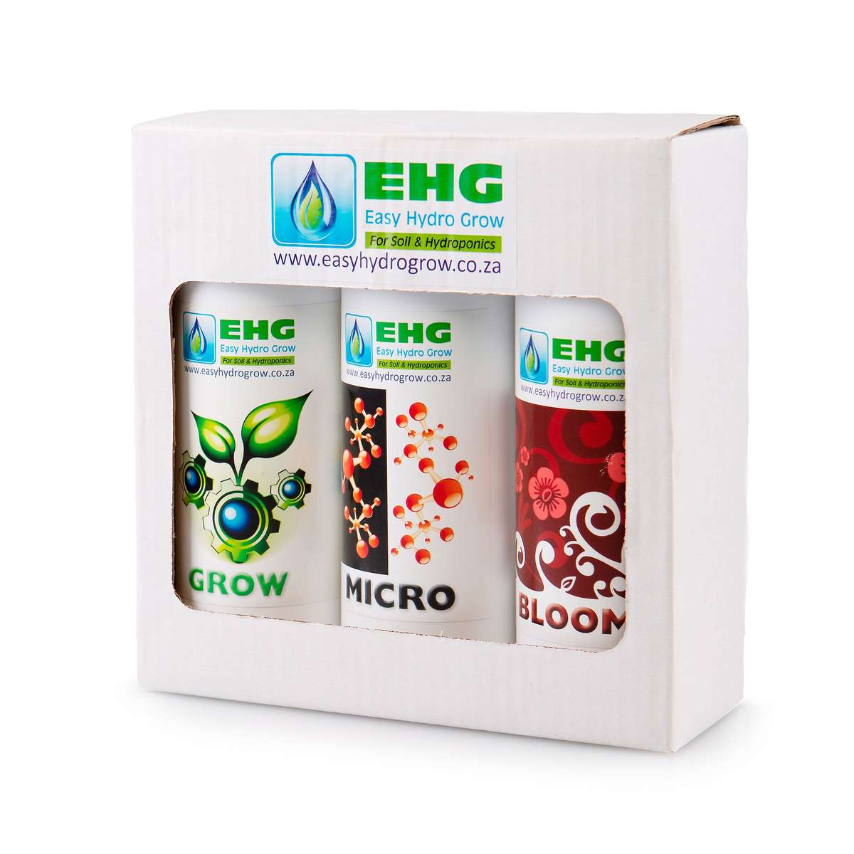 EHG (Easy Hydro Grow) - Tripak - Hydroponic / Soil Nutrient Kit - Tripak - Normal Micro