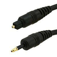 Toslink to Mini Toslink - Optical Digital Audio Cable 1 m - 1+