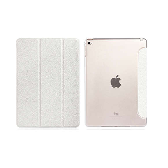 iPad 5/6 Smart Magnetic Case - Silver - 1+