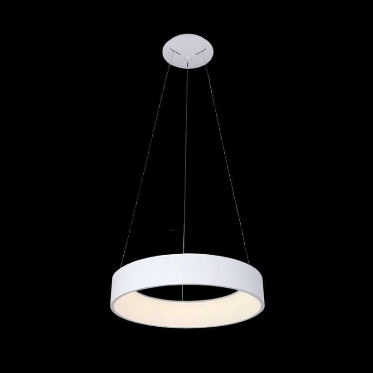 White Round LED Pendant Light - Dimmable