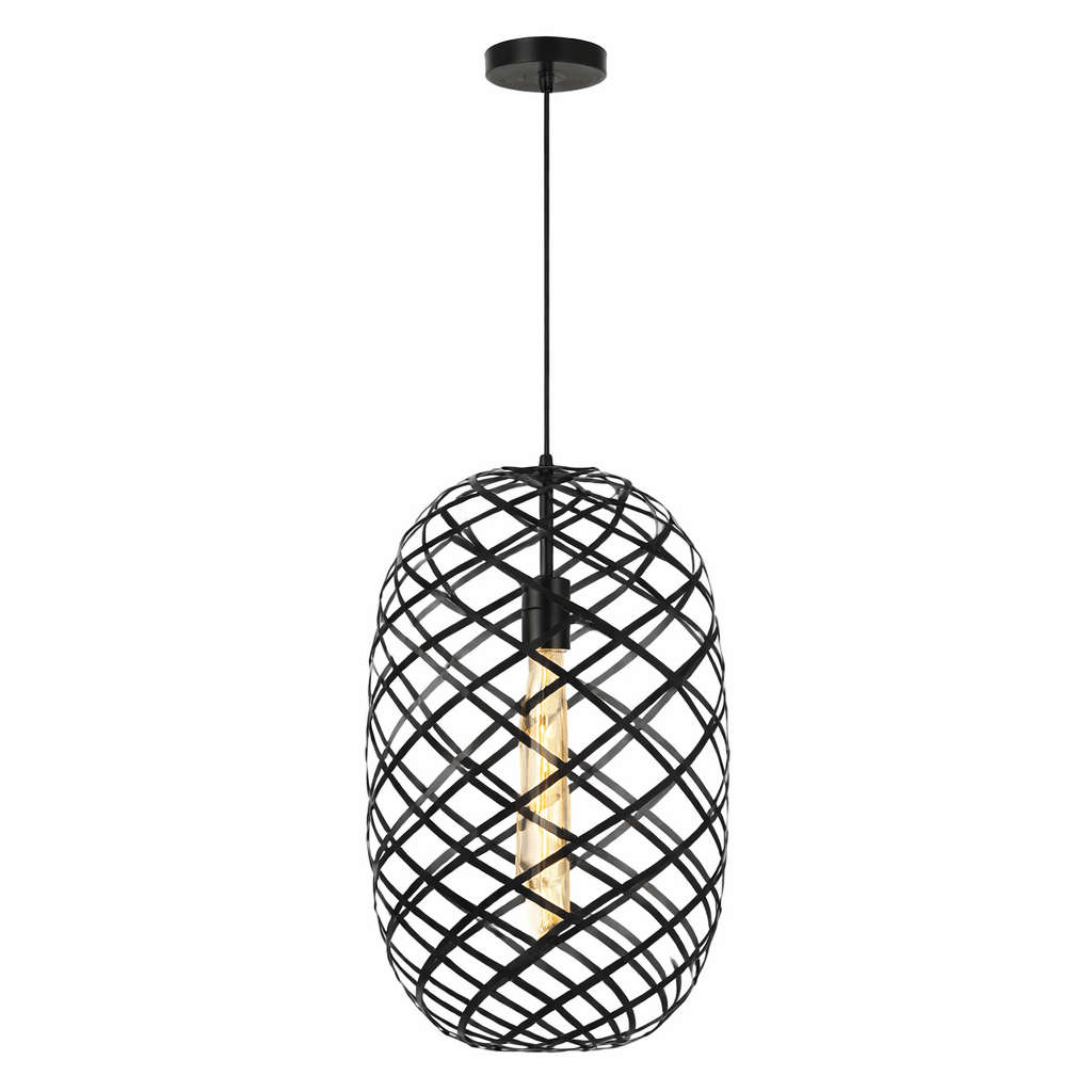 Nest Pendant Black - Metal Wire Mesh