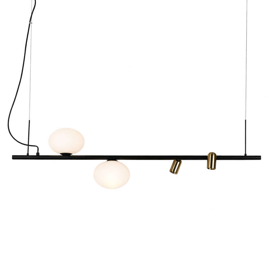 Asta Black Linear Pendant Light