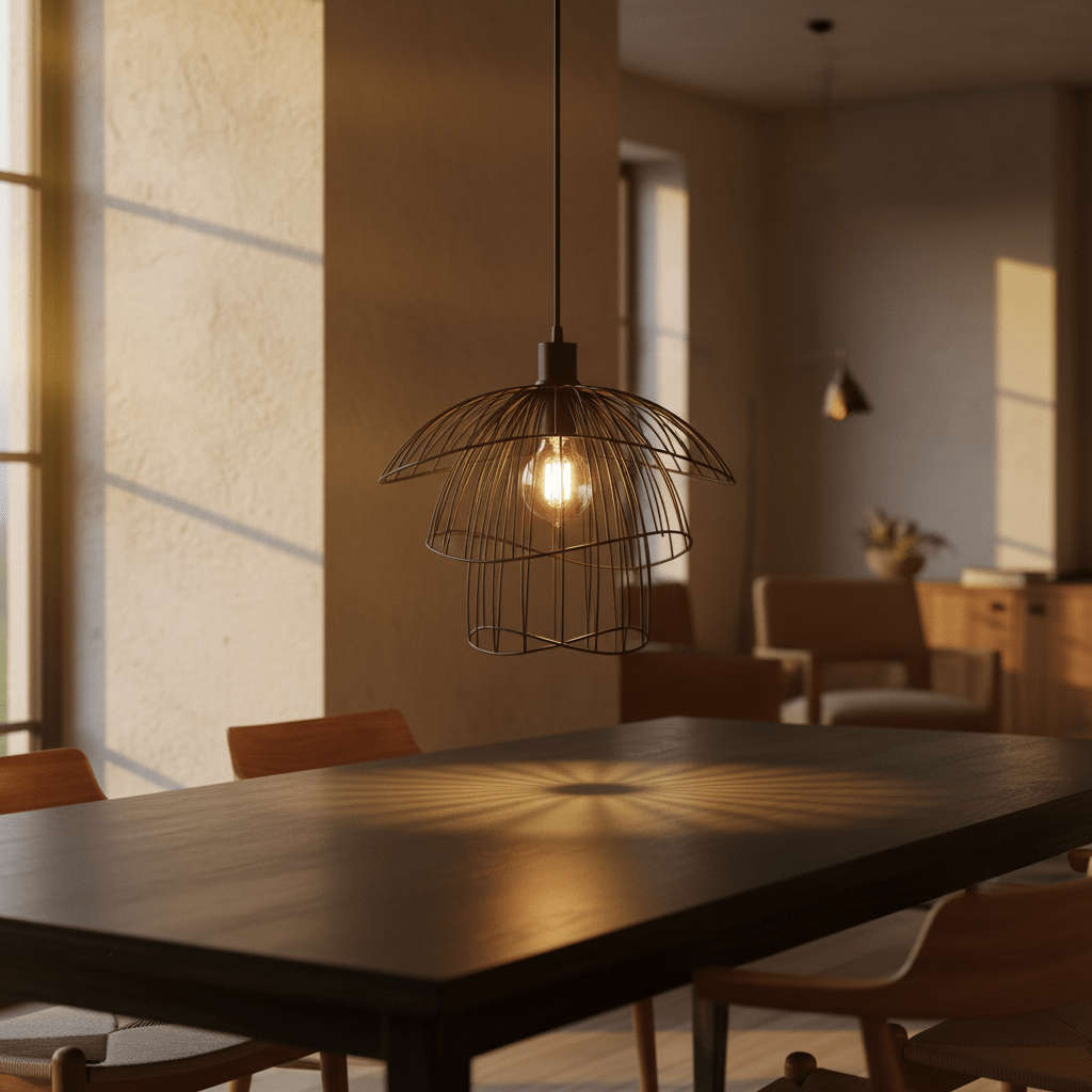 Sensu Trio Black Pendant Light