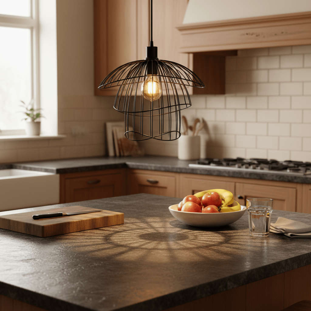 Sensu Trio Black Pendant Light