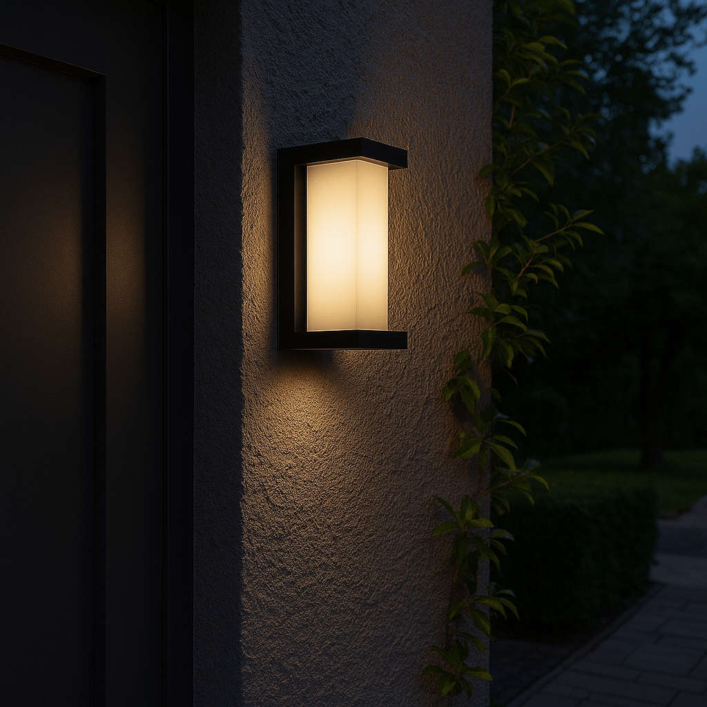 Warm White LED Coastal Outdoor Wall Light ABS IP54