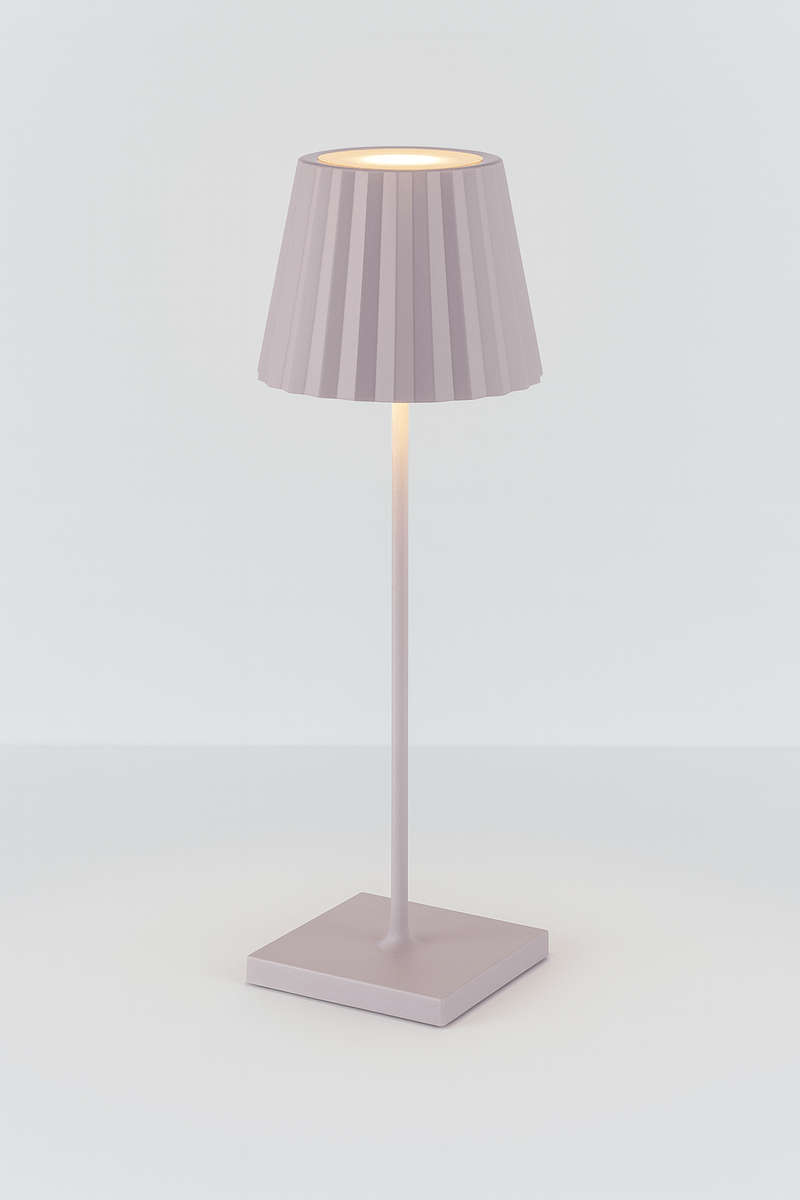 Pliss Pink LED Table Lamp Dimmable Rechargeable