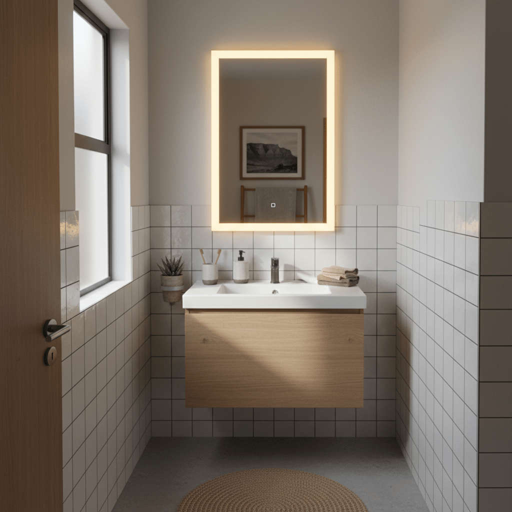 Orta Small Front-Lit LED Mirror  500 x 700mm