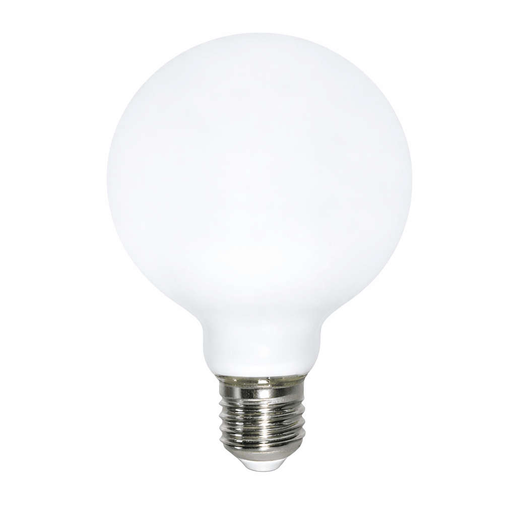 6W Dimmable White G125 Filament LED Bulb  E27, 3000K Warm White
