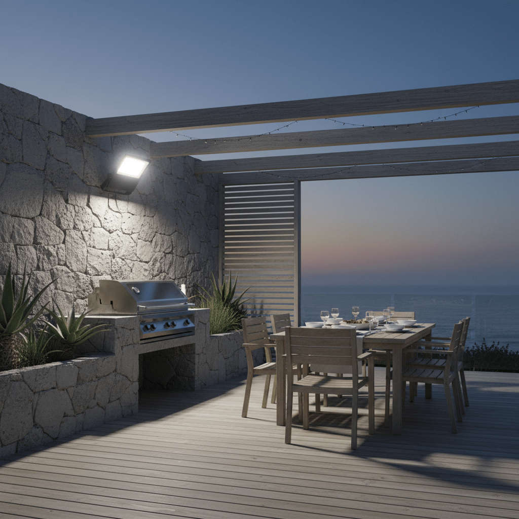 Thor 100W Coastal Floodlight - 5 Year - Daylight (6000K)