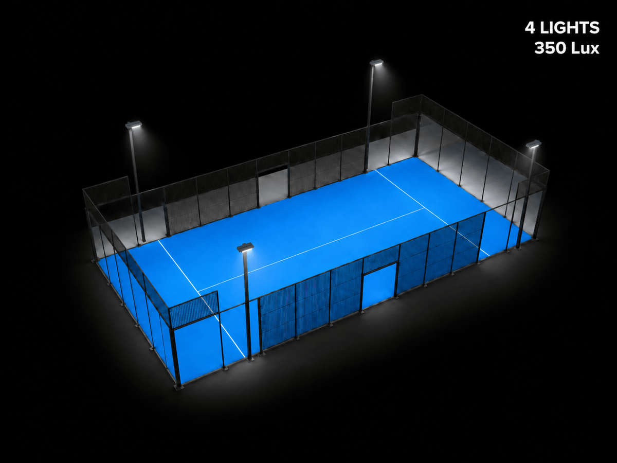 240W Padel Delta Linear LED Floodlight - IP65 (5700K)
