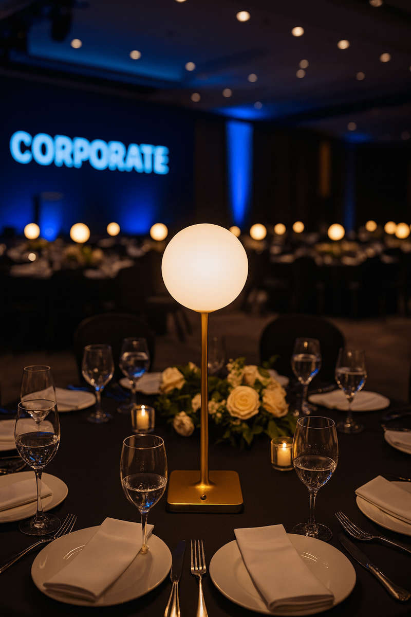 Pop Rechargeable Gold LED Table Lamp