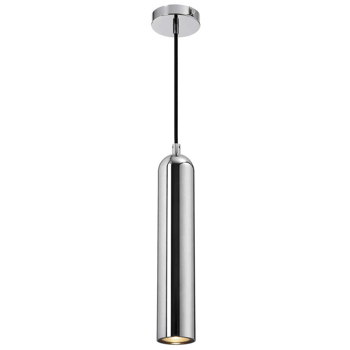 Flute GU10 Pendant Chrome