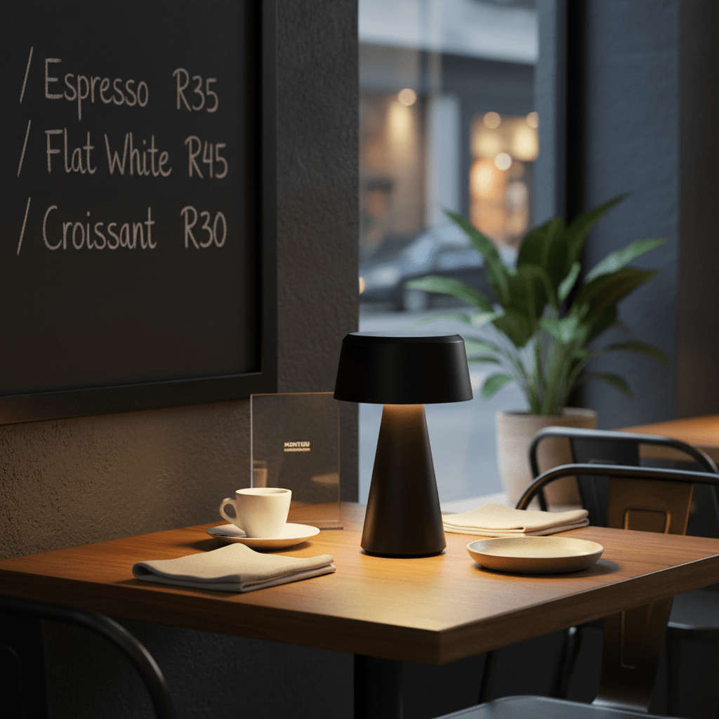 Montego LED Rechargeable Table Lamp - Black