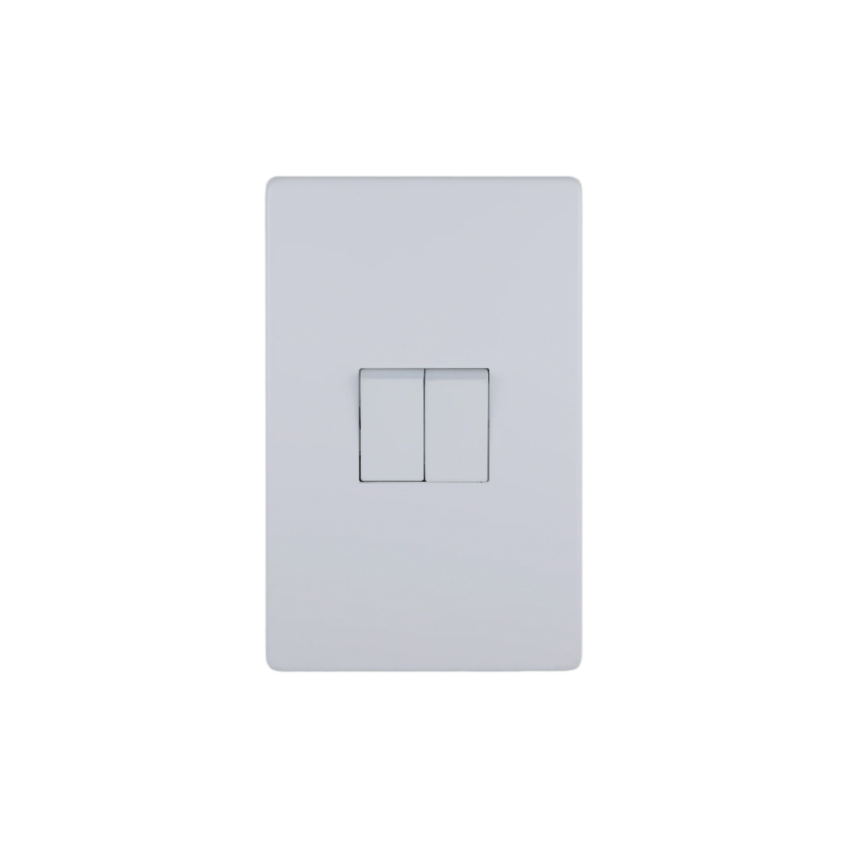 White 2 Lever, 2 Way Switch