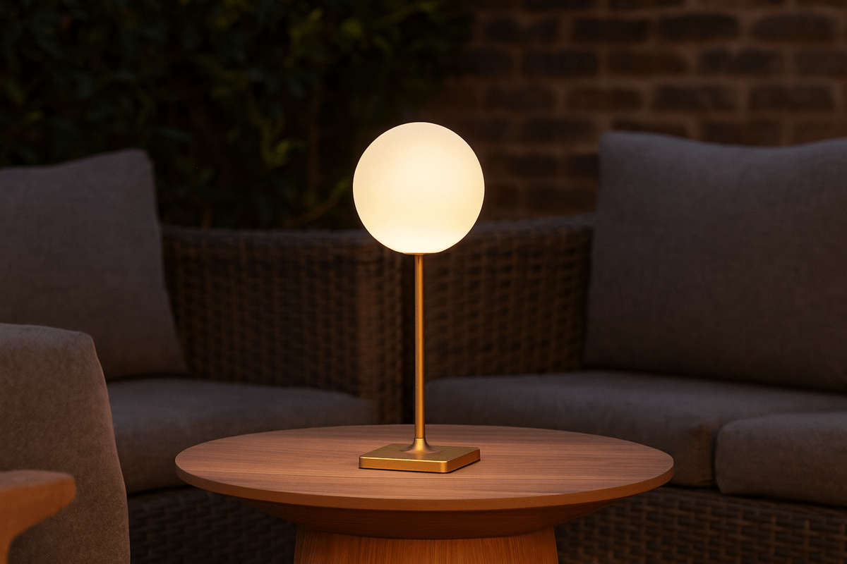 Pop Rechargeable Gold LED Table Lamp