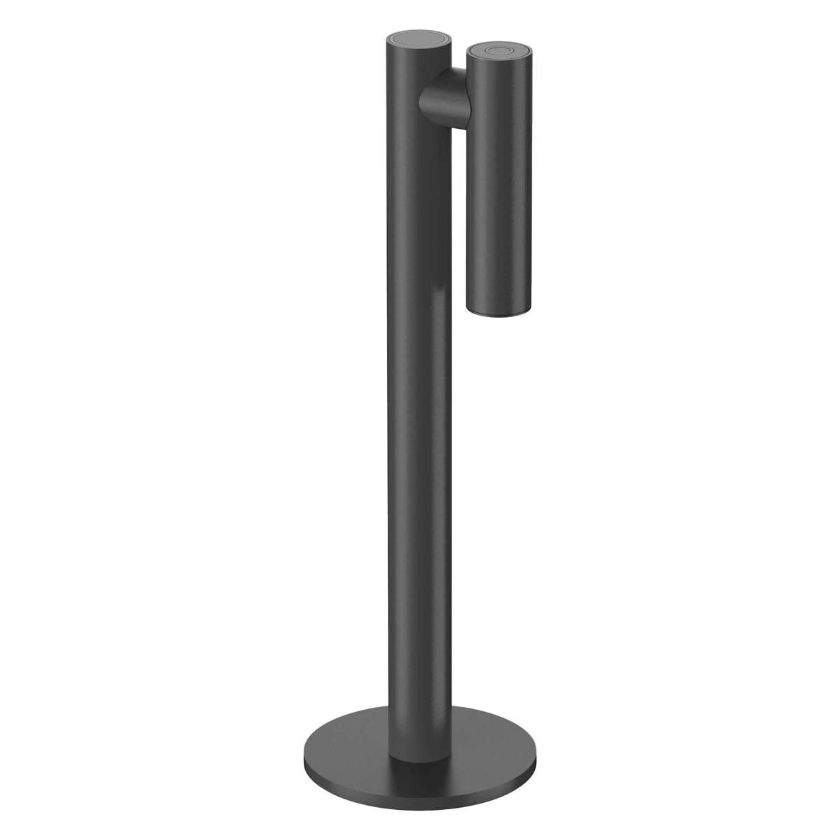 Zoom Rechargeable Black Table Lamp
