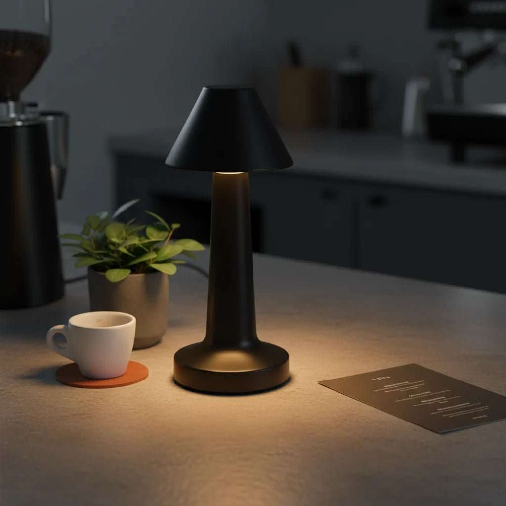 Molly Rechargeable Desk Lamp - Black