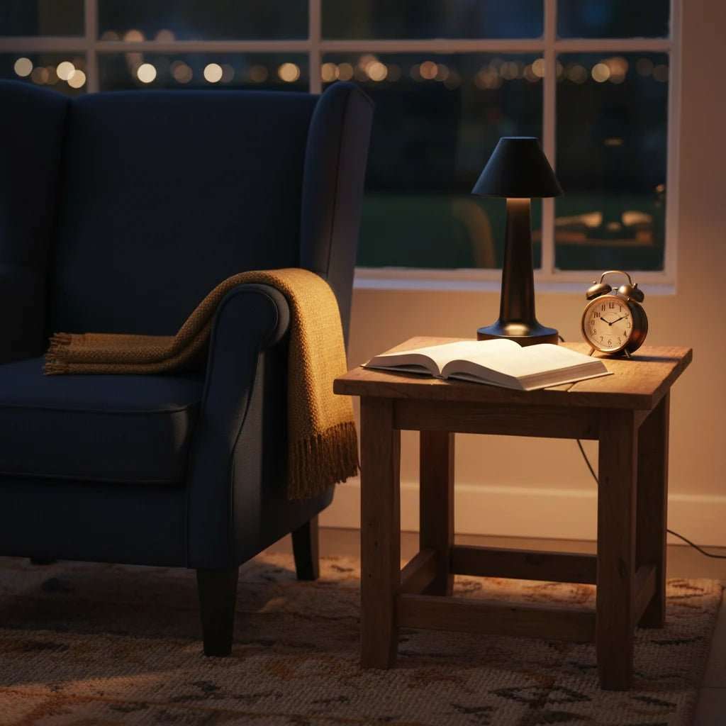 Molly Rechargeable Desk Lamp - Black