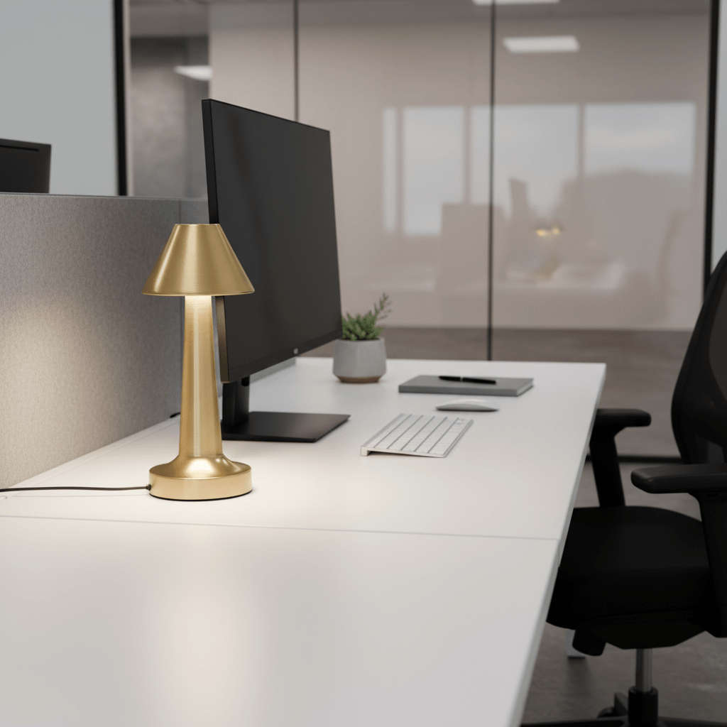 Molly Rechargeable Desk Lamp - Gold