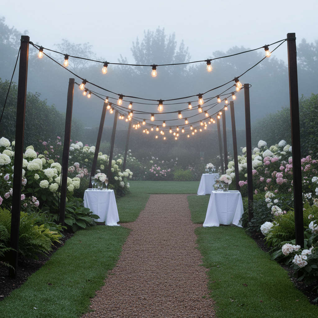 5 Meter Connectable Festoon Light Cable - Clear