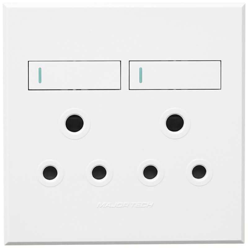 Veti 3 - 4 x 4 Double RSA Sockets