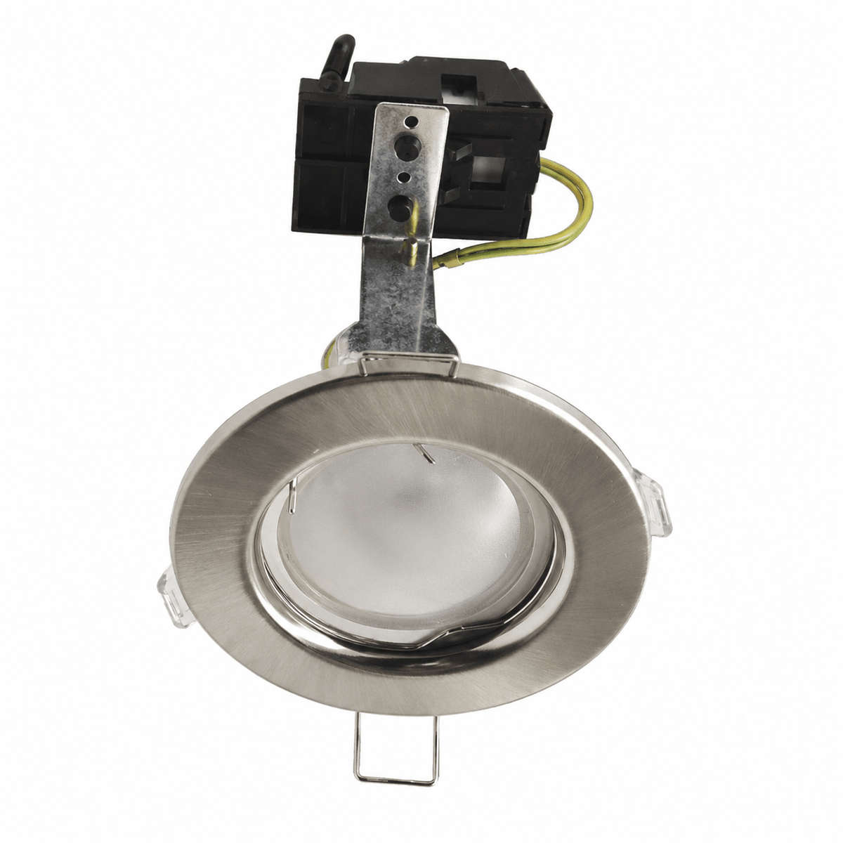Warm White Satin Chrome LED Downlight