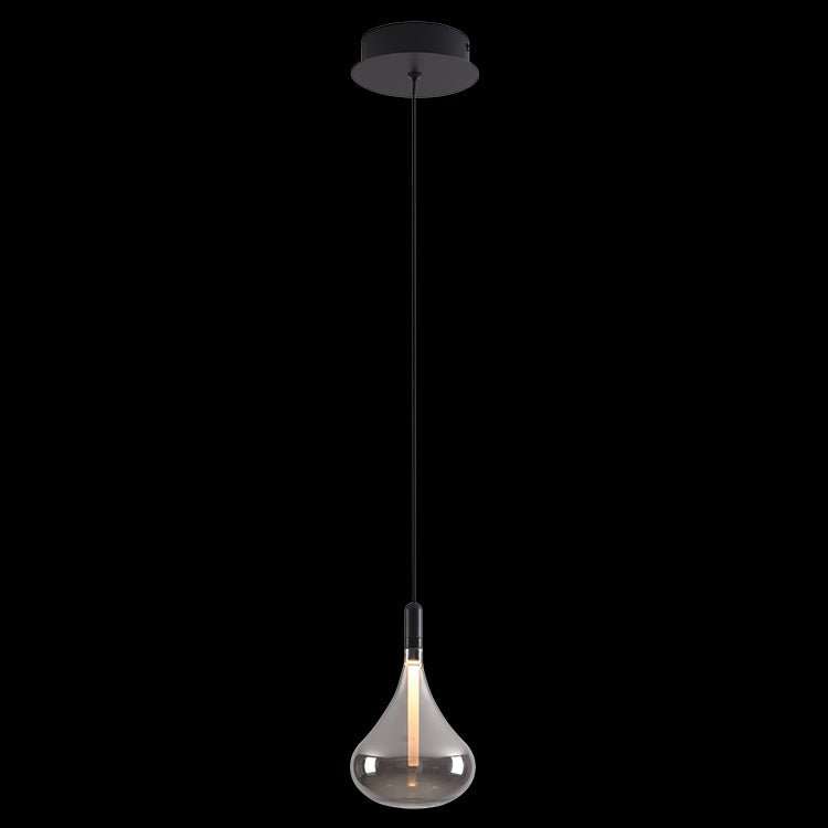 Cape Grape Smoke Glass LED Pendant Light
