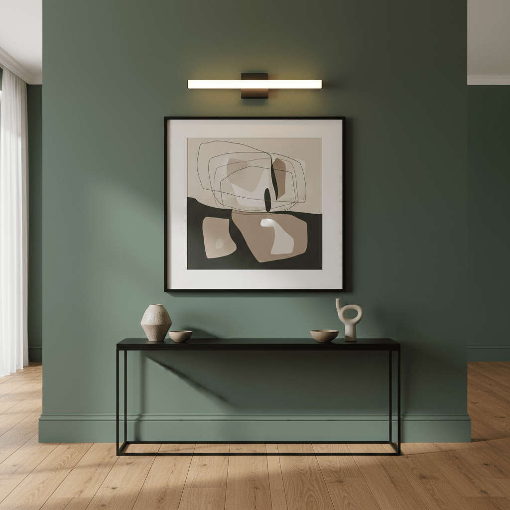 607mm LED Picture & Mirror Light - Sandy Black (CCT)