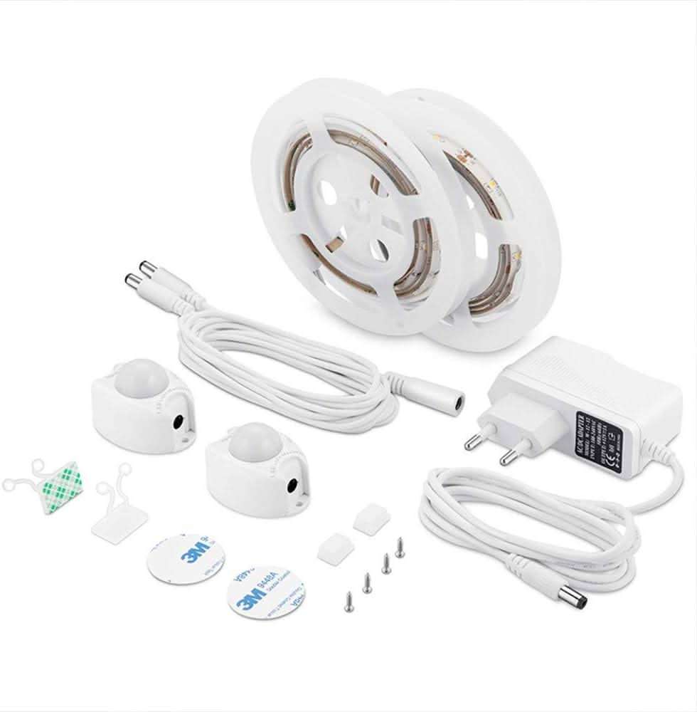 LED Strip Lights - Motion Sensor Strip Light Kit - Double Strip Set