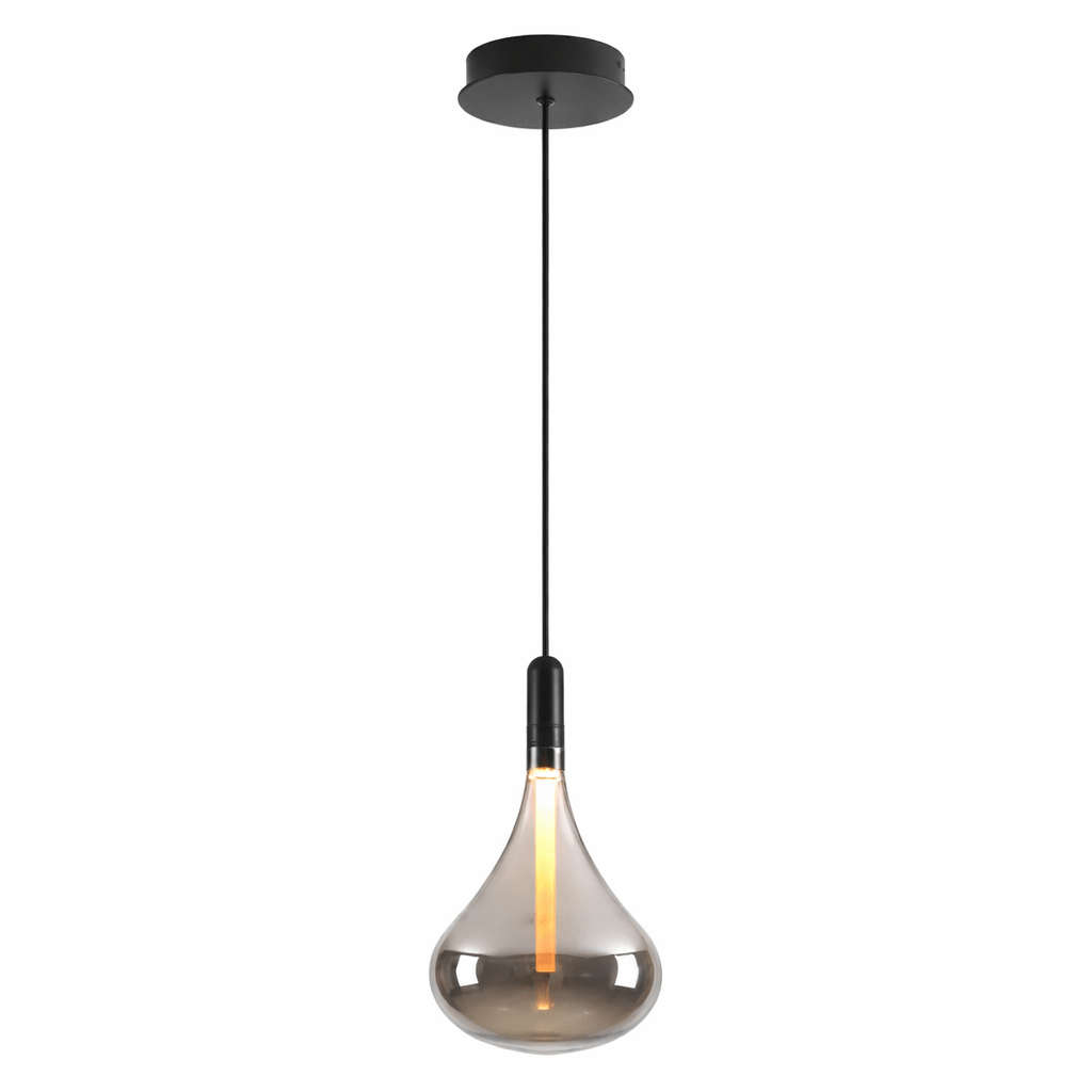 Cape Grape Smoke Glass LED Pendant Light