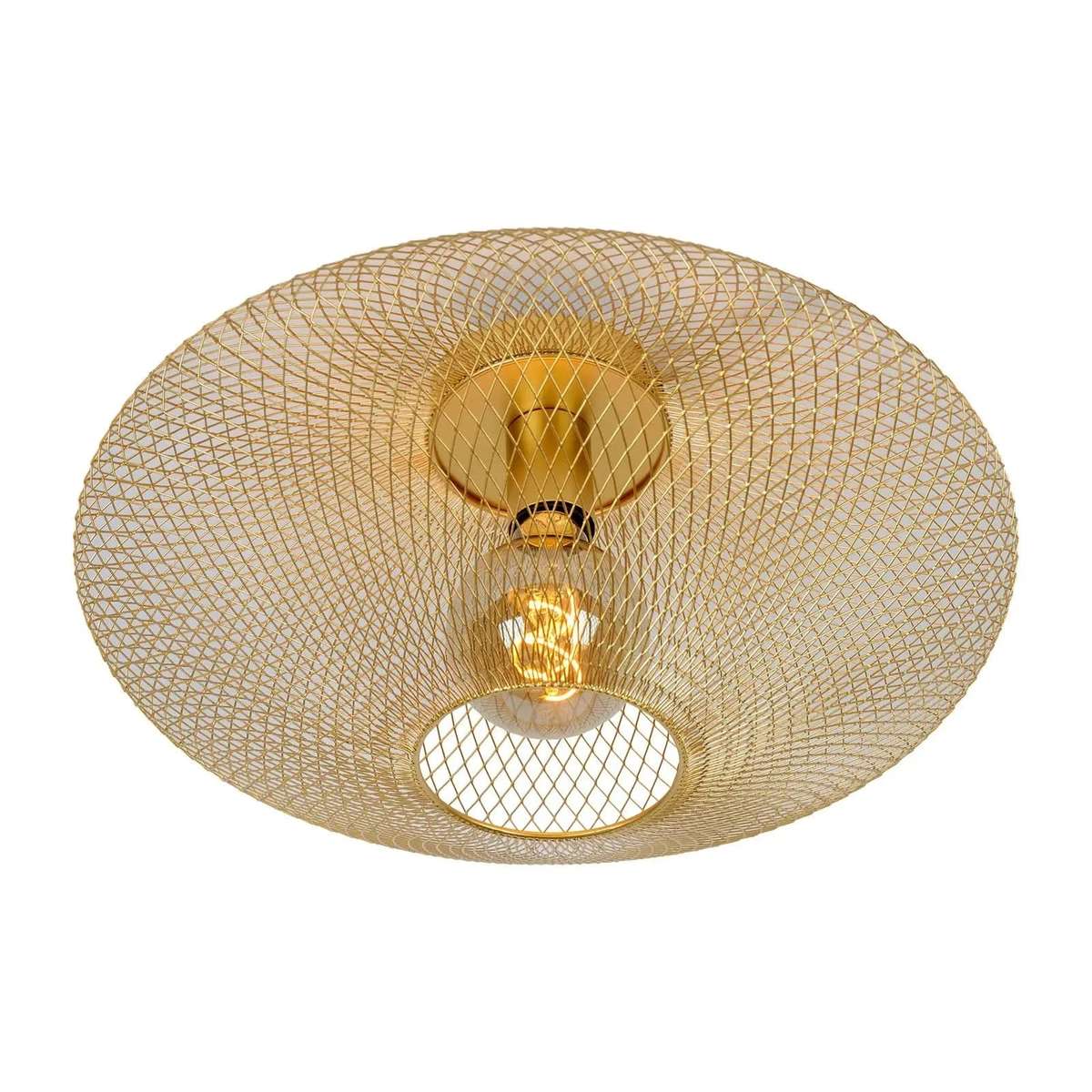 Slade Gold Mesh Ceiling Light