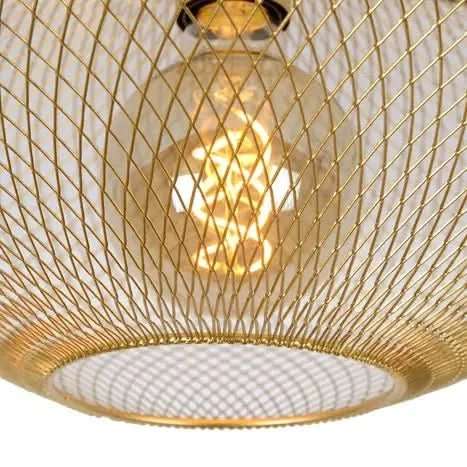 Slade Gold Mesh Ceiling Light