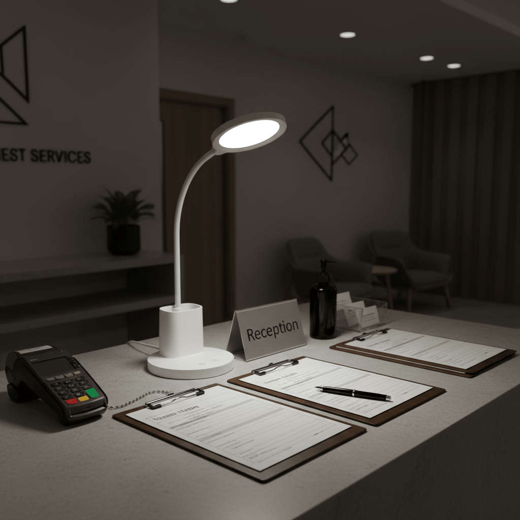 Dimmable Rechargeable LED Desk Lamp