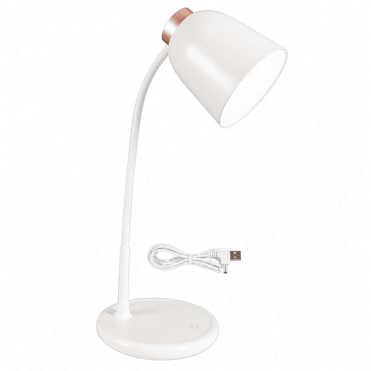 White LED Desk Lamp - CCT & Rechargeable