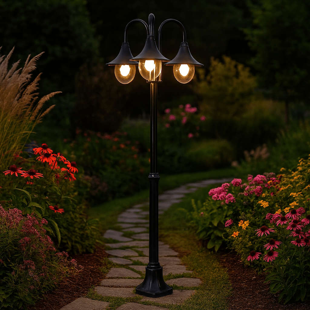 3 Light Post Lamp 2065mm