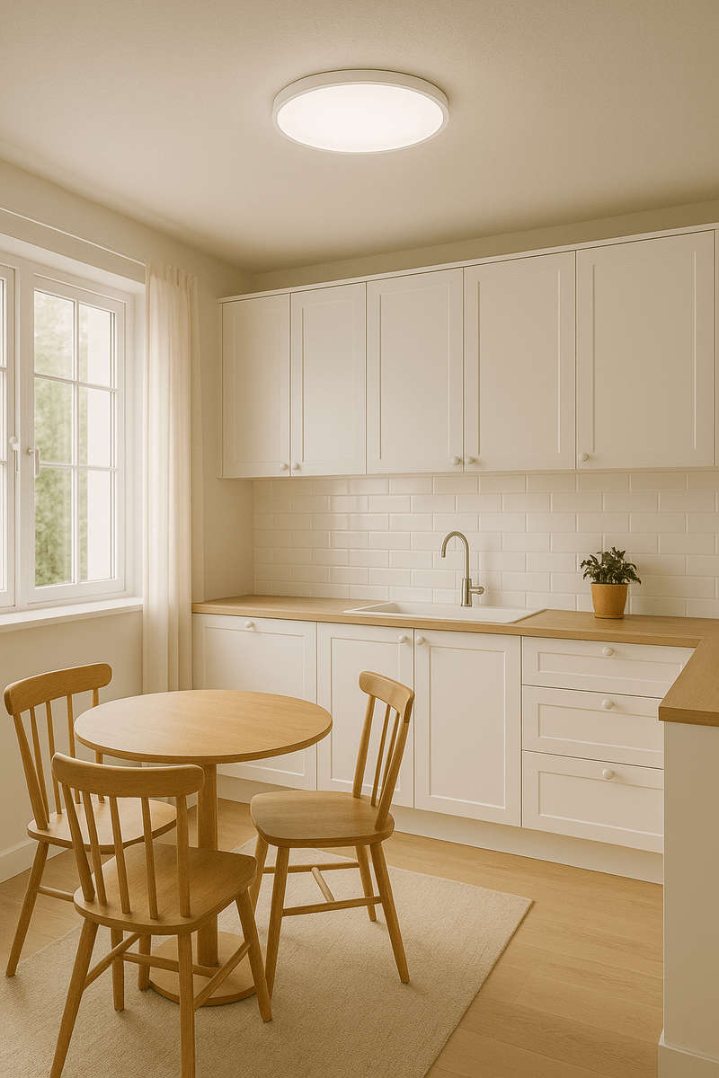 48W Matt White Ceiling Fitting 500mm