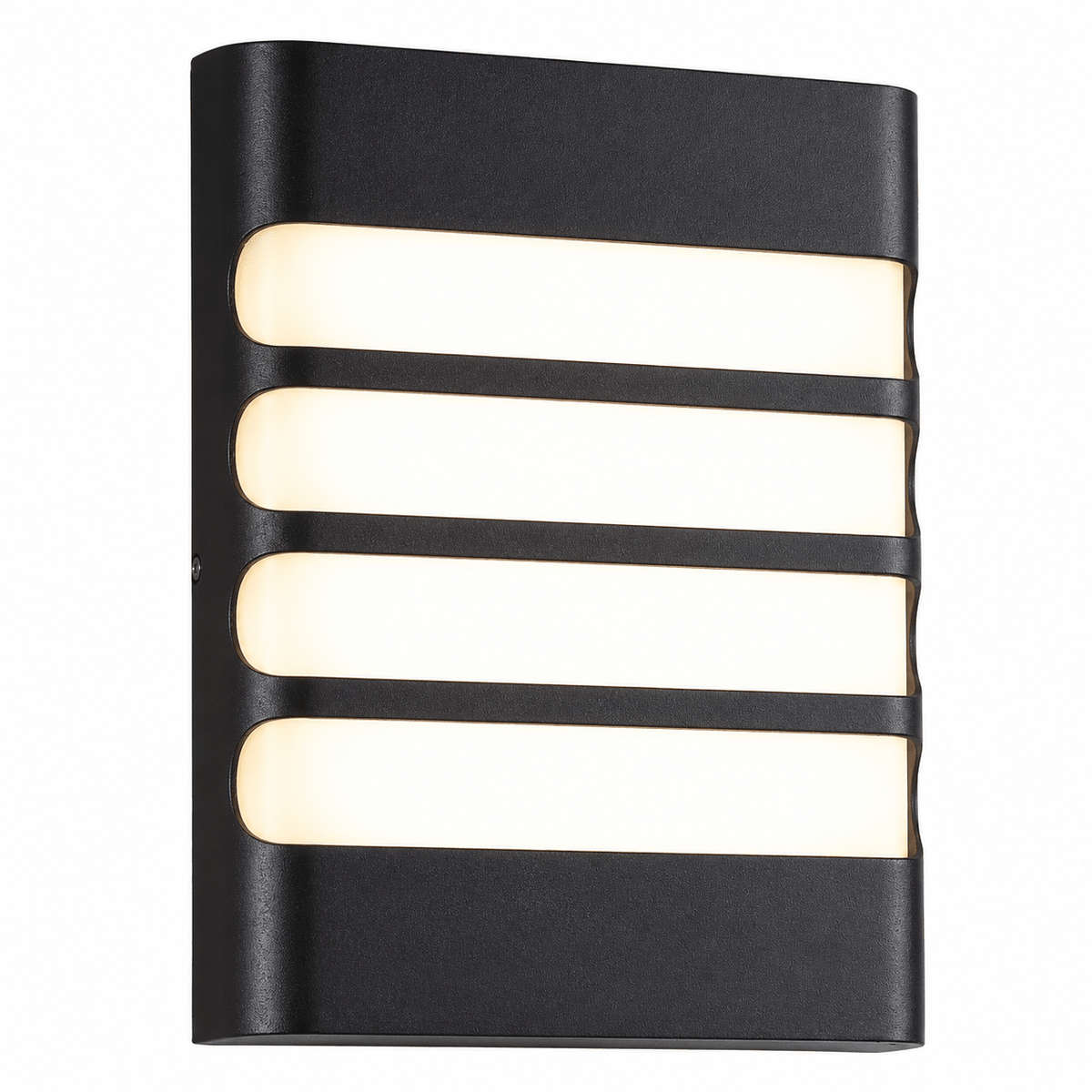 Coastal Black LED Bulkhead Light - IP54 Warm White