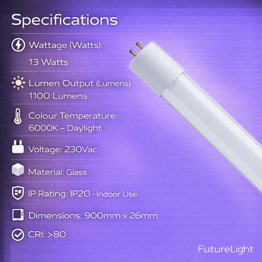 LED Tube - T8 900mm (3 Foot)