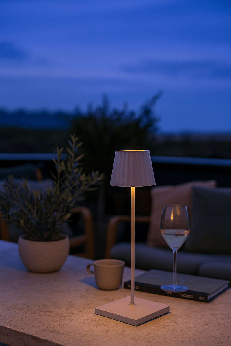 Pliss Pink LED Table Lamp Dimmable Rechargeable