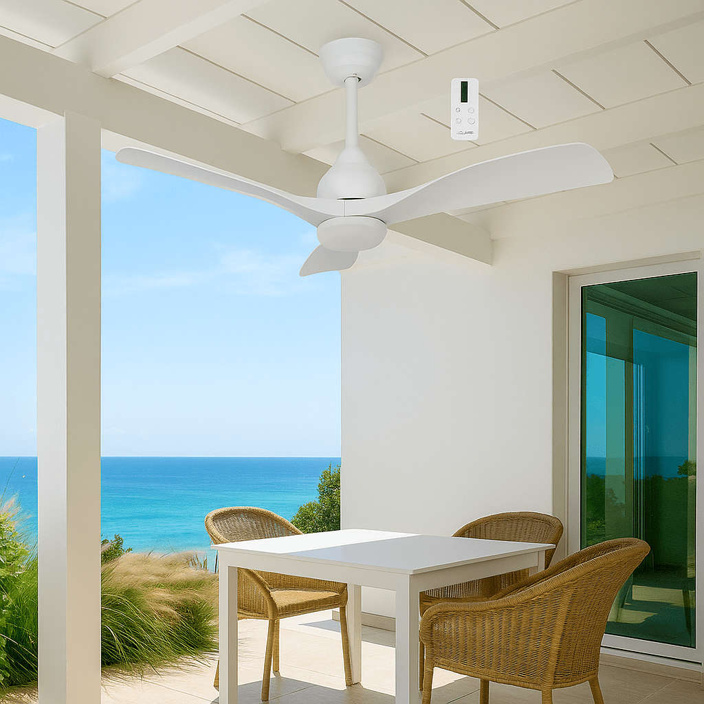 Waterproof White Outdoor Ceiling Fan