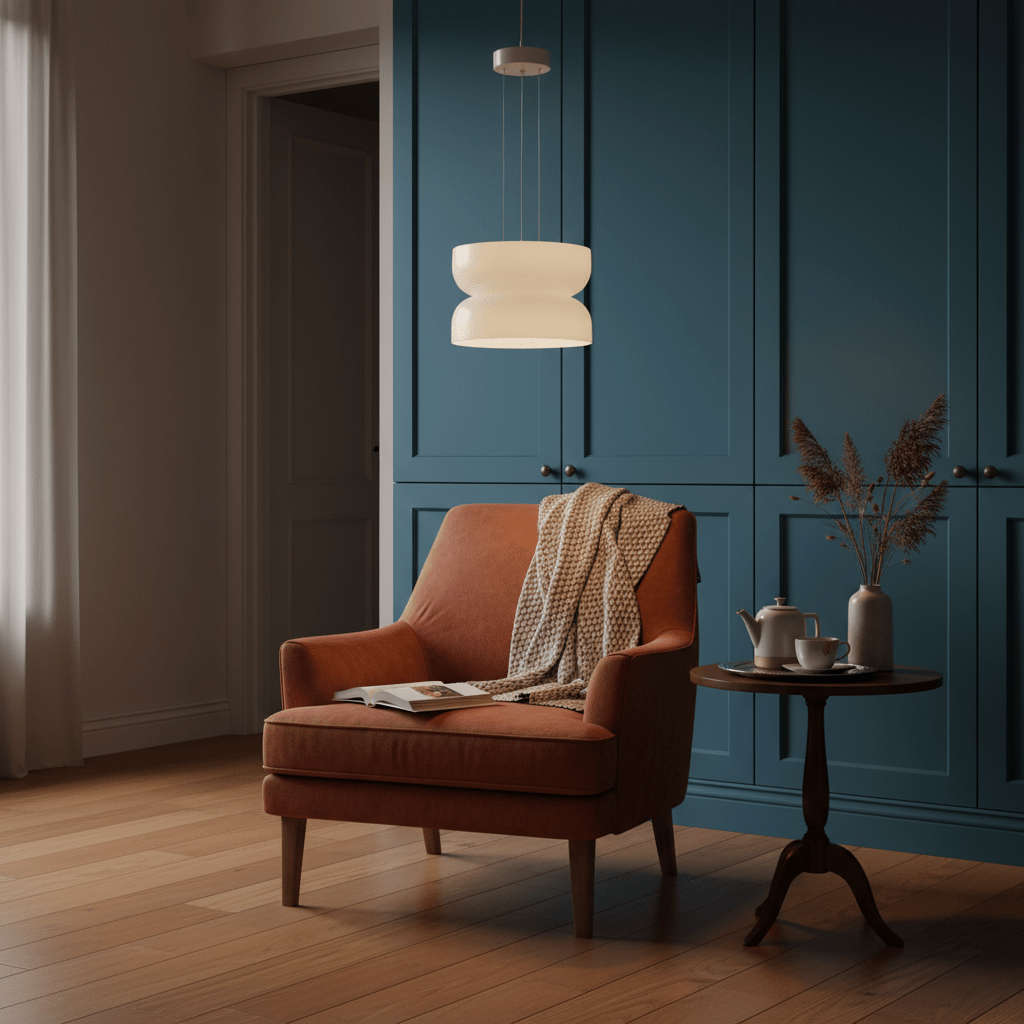 Strata 1 Opal Glass Pendant Light