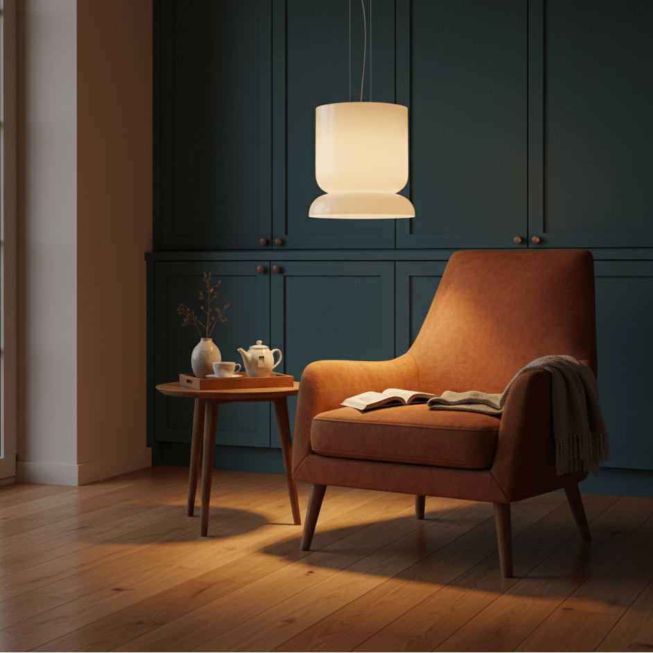 Strata 6 Opal Glass Pendant Light