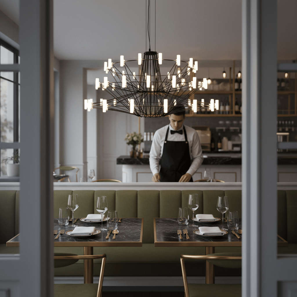 Axis Black Metal Pendant Light with Acrylic Diffuser