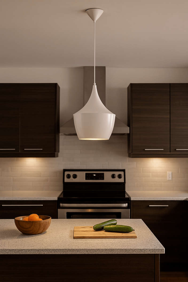 Crown White Metal Pendant