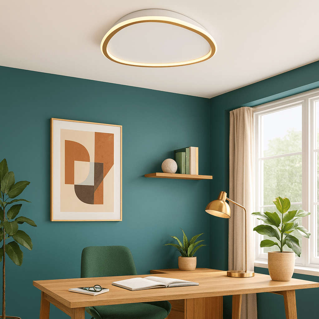 Gold LED Ceiling Light - Warm White