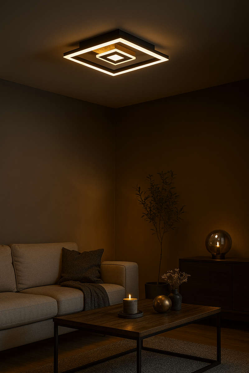 Pluto Warm White LED Ceiling Light