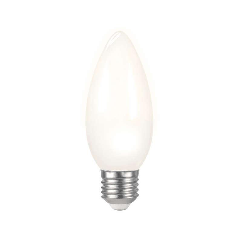 4W White Candle Filament LED Bulb  E27, 4000K Cool White